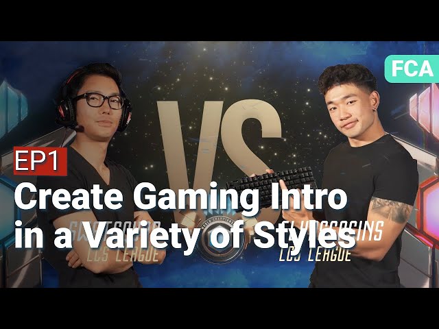 Create Gaming Intro in a Variety of Different Styles | Filmora Creator Academy