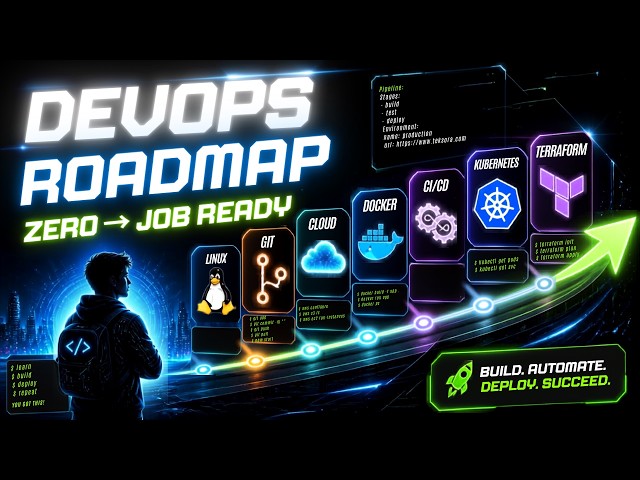 DevOps Roadmap 2026 🚀 | Beginner to DevOps Engineer Step by Step