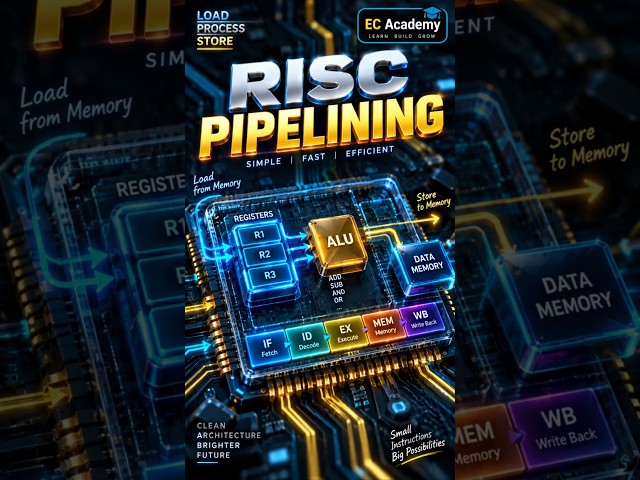 How CPUs Work at Lightning Speed! ⚡ (RISC Architecture) #viral #education