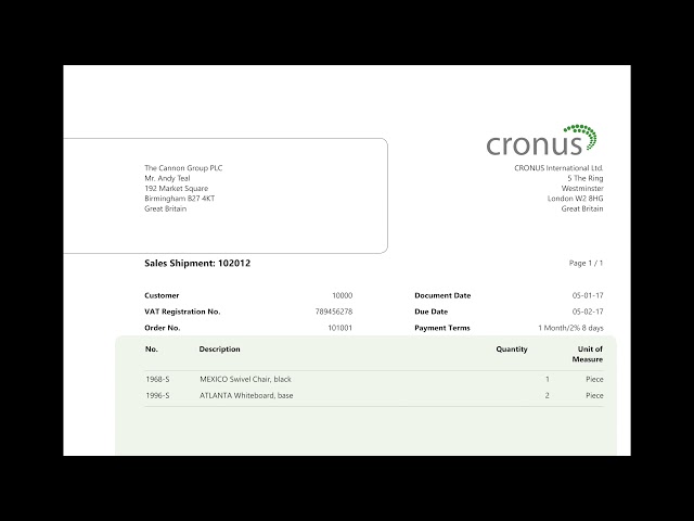 ForNAV Standard Reports