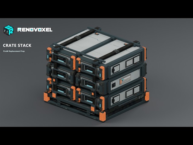 RENOVOXEL Crate Stack — FiveM Replacement Prop