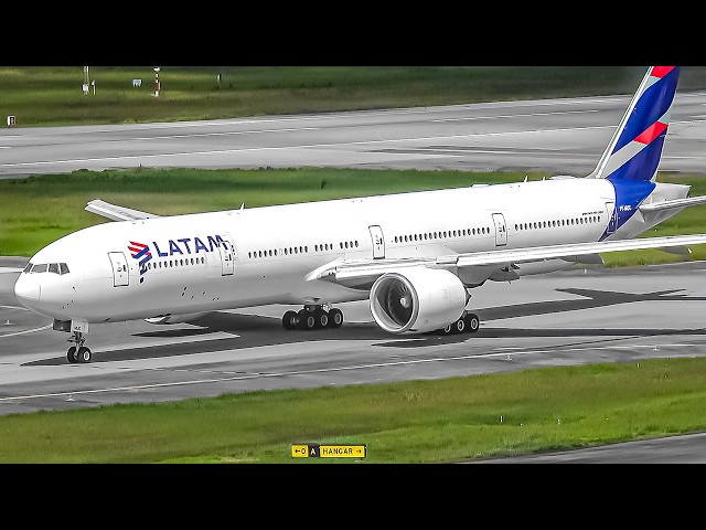 60 MINS of Plane Watching at Sao Paulo Guarulhos Airport 🇧🇷