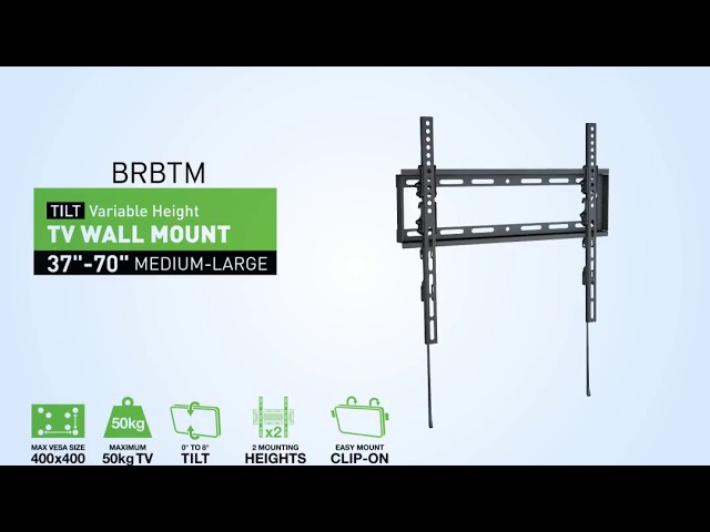 Crest Tilt Wall Mount - Variable Height M-L - BRBTM