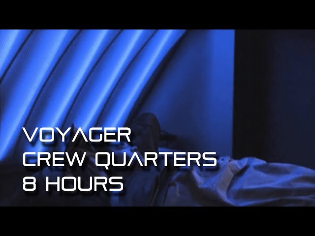 🎧 Voyager Crew Quarters Ambience  *8 Hours* (Star Trek sleep sounds)