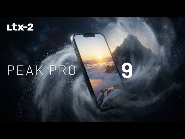Peak Pro 9 | AI Video Phone Ad