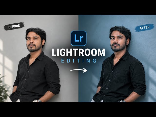LIGHTROOM PHOTO EDITING TUTORIAL 🔥 | Cinematic Blue Tone Editing in Lightroom