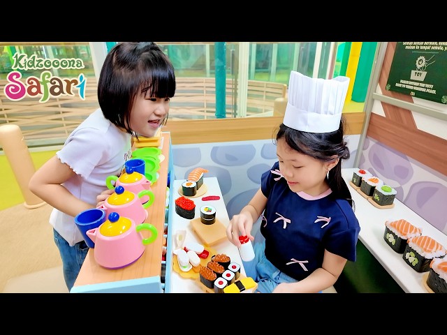 Play Sushi Cooking Toys and Rope Swings for Children's Playground