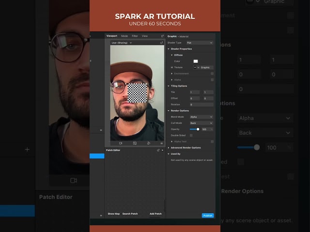 Tap to change! 👆🏼 | Spark AR Studio Shorts Tutorial
