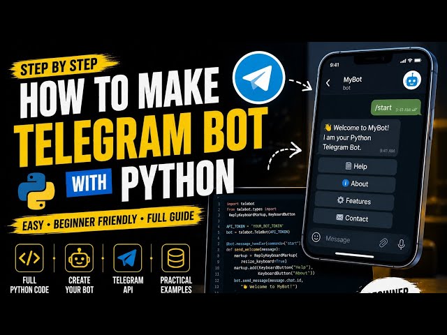 How to make Telegram Bot Using Python 🤯l : Cybersecurity Tools 
