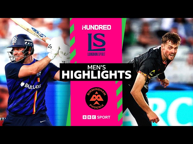 London Spirit vs Birmingham Phoenix | The Hundred 2026 - Men's Highlights | Group Stage