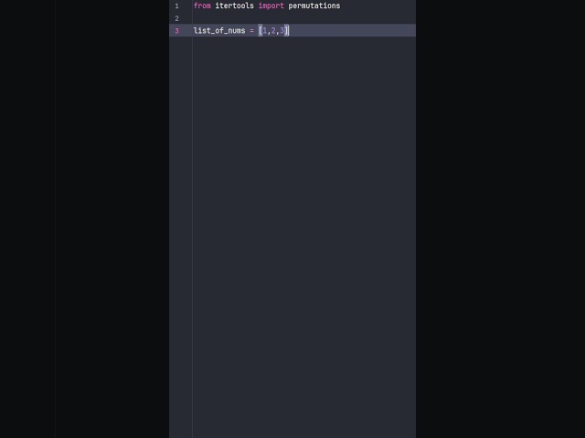 Mastering Python Permutations: A Step-by-Step Tutorial #python #pythonprogramming #shorts