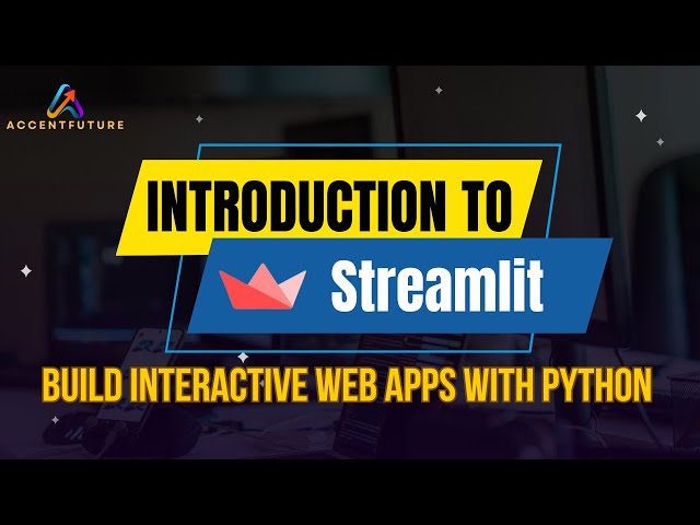 Introduction to Streamlit | Live Demo | Build Interactive Web Apps with Python