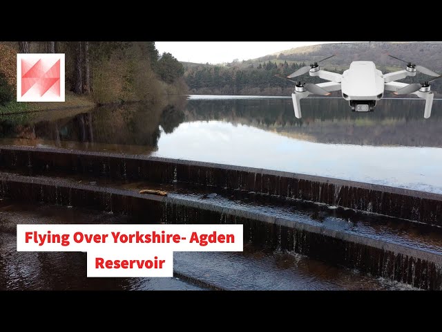 DJI Mini 2 4K Drone Flight: Agden Reservoir, Yorkshire