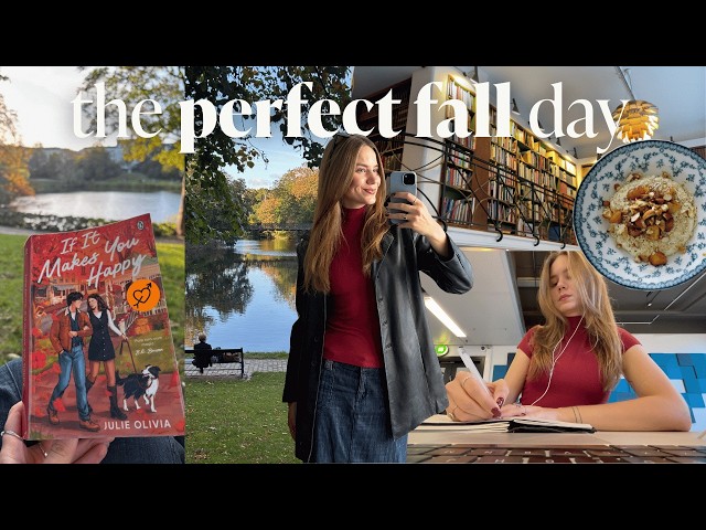 how to romanticize fall like a movie  │  cozy, bookish day in copenhagen 🍂