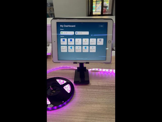 Cool smart home dashboard, turn your ipad into a control panel #smarthomegadgets #smarthome #shorts