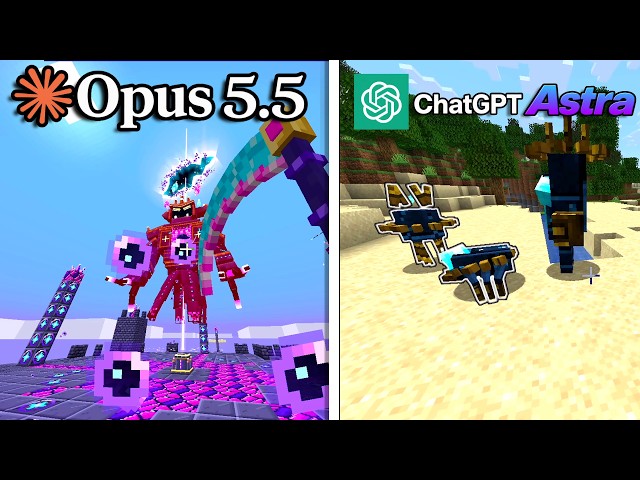 Claude Opus 5.5 vs ChatGPT 6 Astra Make A Minecraft Mod From Scratch