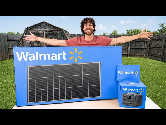 I Bought a Dirt-Cheap WALMART Solar Setup