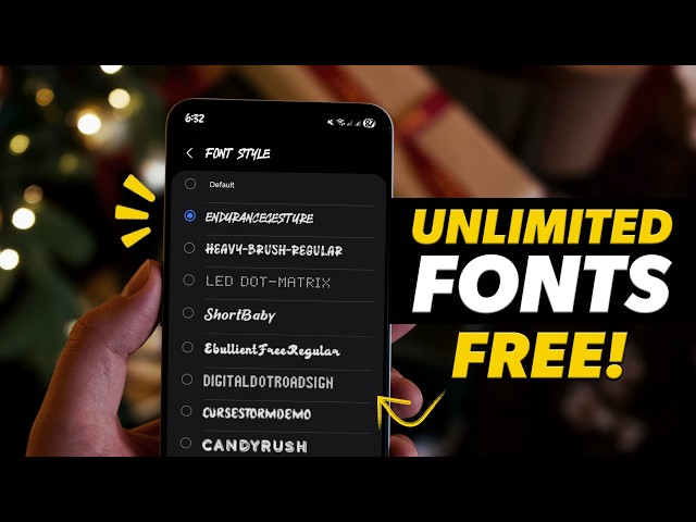 🤯 Easily Install ANY Font Without Root on ANY Samsung Phone for Free!