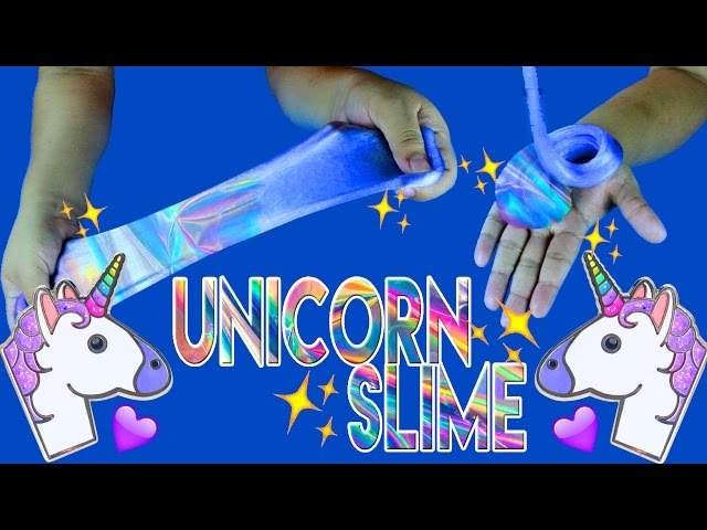 DIY | Magical Unicorn Slime - HOW TO MAKE CRYSTAL SLIME!!!