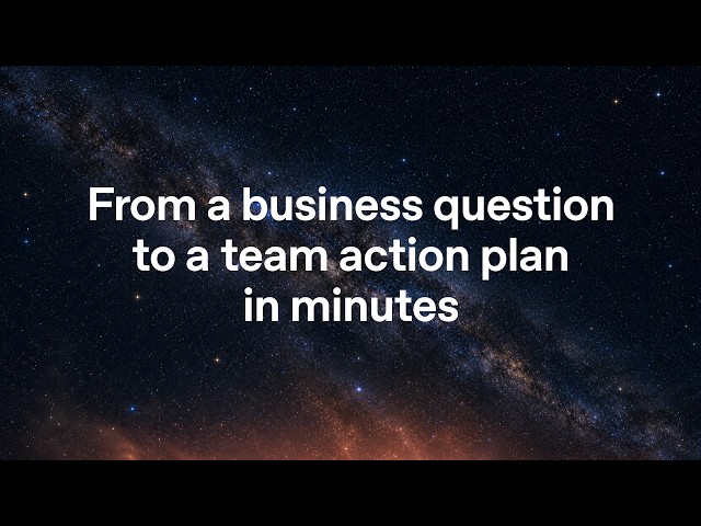 Use ChatGPT Work to turn product insights into a team action plan