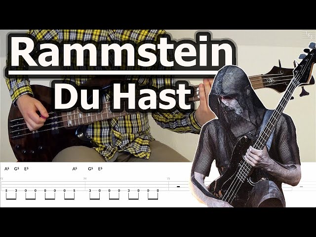 Rammstein - Du Hast | Bass Tabs Tutorial