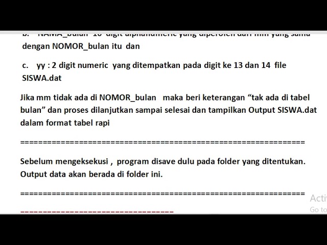 003  PYTHON  LOOKUP TABEL BULAN