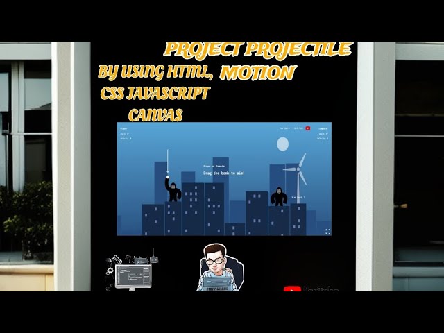 PROJECTILE MOTION PROGRAM||||| USING HTML CSS JAVASCRIPT CANVAS|| LINK IN DESCRIPTION...
