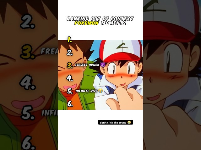 Ranking Pokemon Moments π