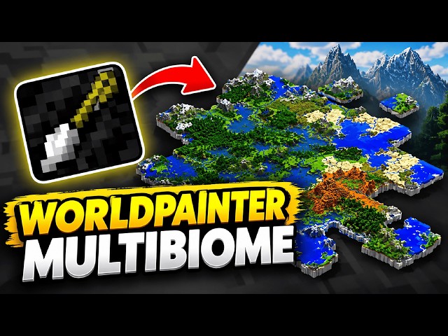 HOW TO MAKE PERFECT WORLDS in Minecraft with WORLDPAINTER! 🌎🔥