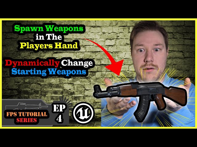 Spawn Weapons in Unreal Engine 5! First Person Shooter Tutorial