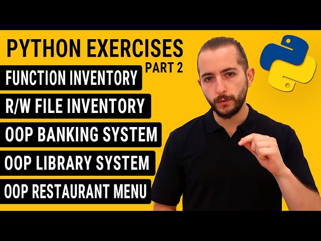 5 Beginner Python Exercises to Test You Knowledge and Learn Python | With Practical Application