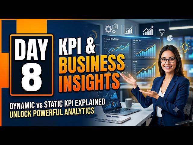 Day 8 – KPI & Business Insights | Excel for Data Analytics