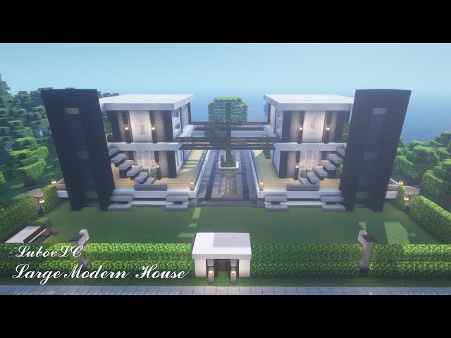 How to Build a Luxury Large Modern House | Minecraft Tutorial 🔥 (#1)