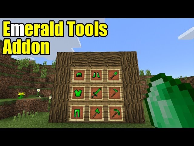 Emerald Tools Addon | Minecraft PE Gameplay Walkthrough