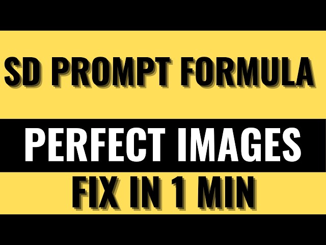 Stable Diffusion Prompts: The Exact Formula for Better Images | AI Art Tutorial 2026