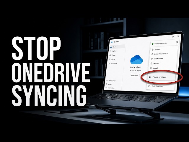 How to Stop OneDrive from Syncing on Windows (Pause, Choose Folders, or Unlink Your PC)