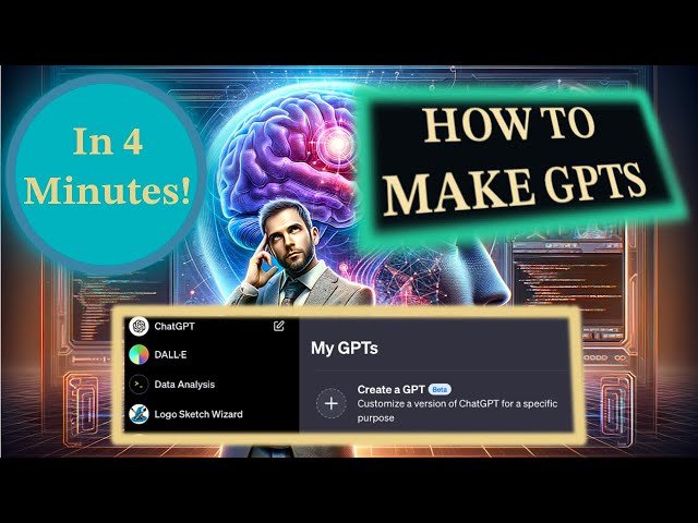 How to make gpts, How to Create Custom GPTs in 4 Minutes