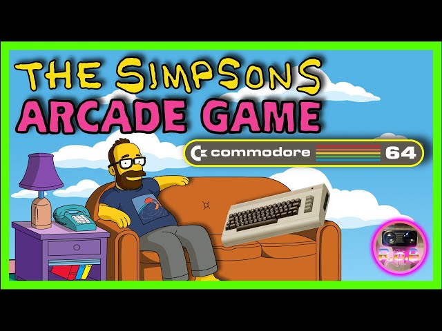 The Simpsons Arcade (1991) on the Commodore 64 is OUTSTANDING!