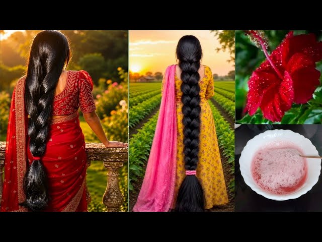 🌺Hibiscus Hair Growth Shampoo for Silky Smooth Shine Hair Just1wash/Hair Smoothing Treatment At Home