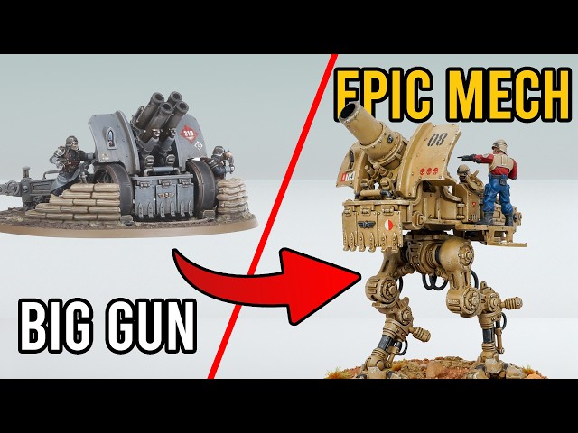 Tally Ho! Kitbashing A Custom Walking Artillery Platform