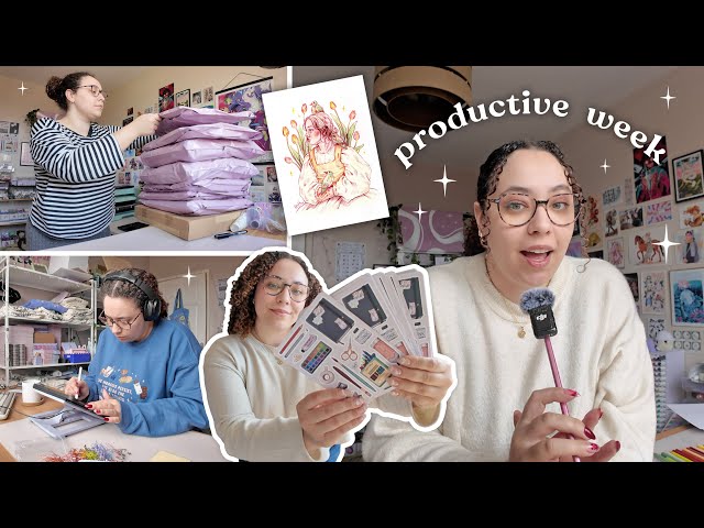 A Productive Week In My Life 🖍️ Artist Diaries