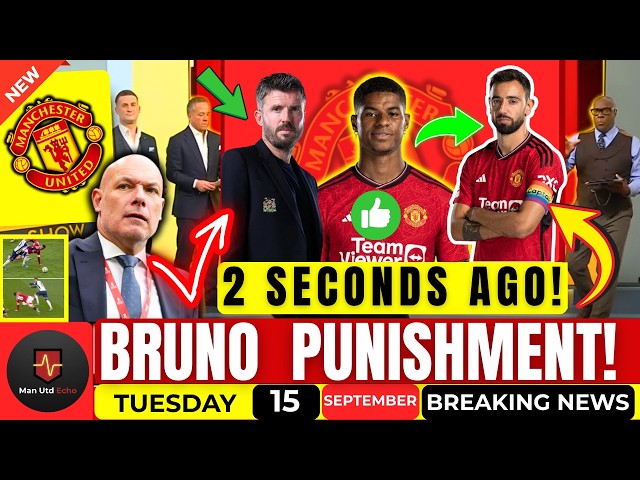 JUST NOW!🚨 MAN UTD IN CRISIS! CARRICK SACK DECISION, RASHFORD BLASTED & BRUNO FERNANDES PUNISHMENT!