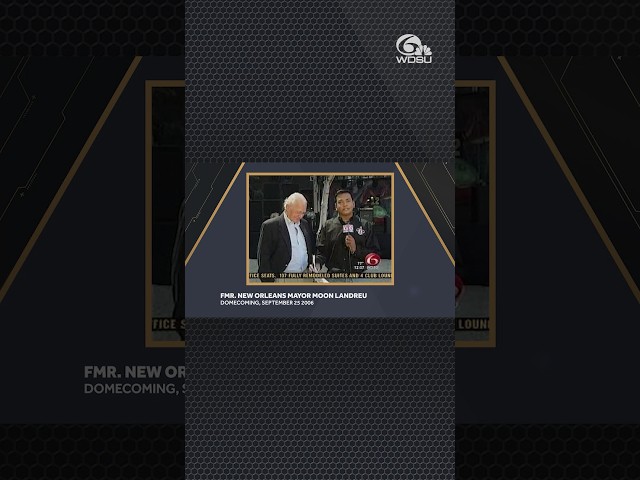 Watch former New Orleans Mayor Moon Landrieu speak at Domecoming game