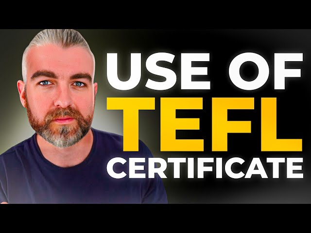 What Can You Do With a TEFL Certification?