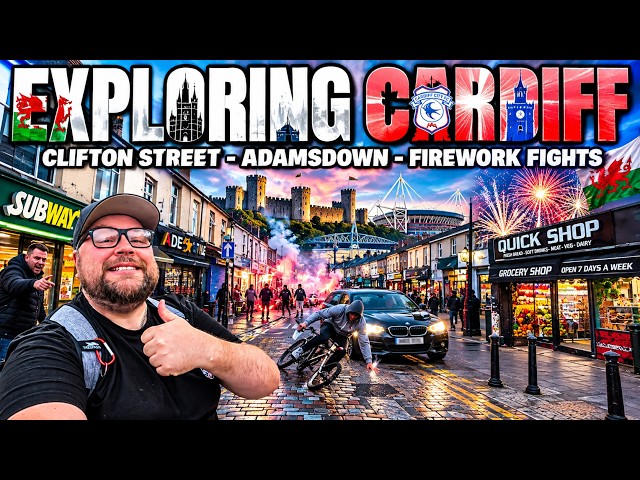 Exploring Cardiff With NO PLAN! Adamsdown -Clifton Steet