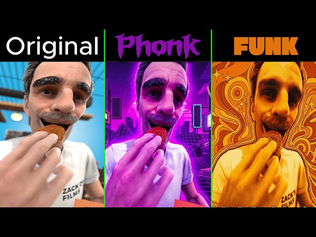He Took a Bite of a Boneless Wing Original vs Phonk vs Funk