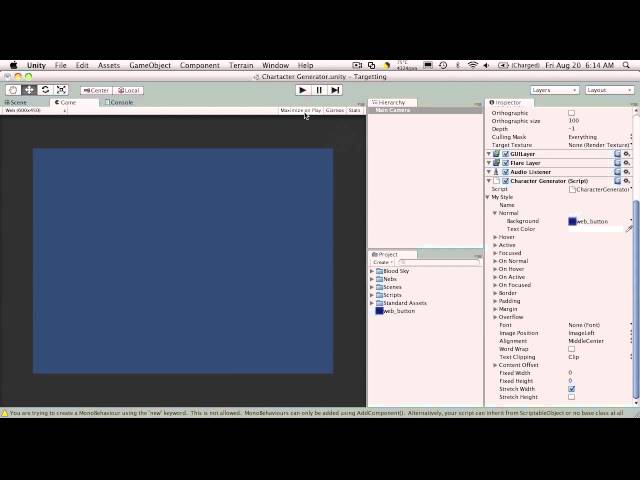 Unity3d Tutorial   GUIStyle & GUI skin