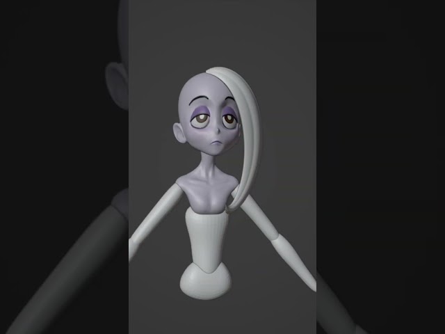 Sucy Manbavaran bust sculpt in Blender 3.3