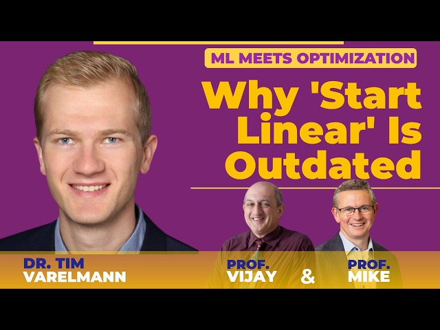 #27 Dr. Tim Varelmann: Primal Solvers, Inventory Agents & the ML- Optimization Stack