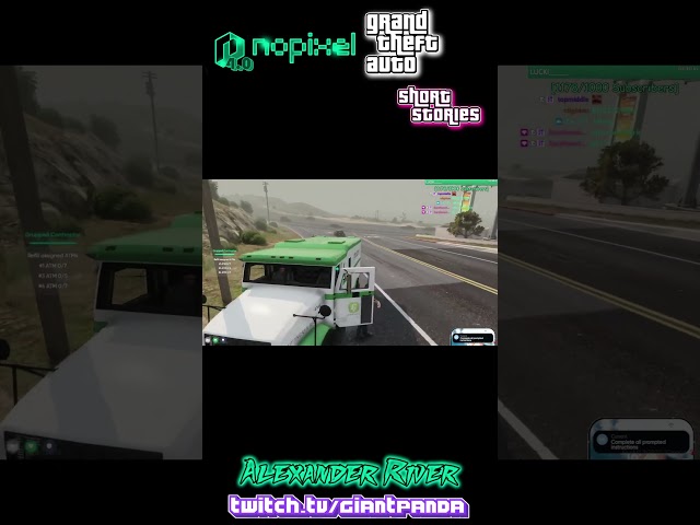 When Alex River in charge of Gruppe 6 see's a deer. #gta #nopixelshorts #gtarp #nopixelbestmoments